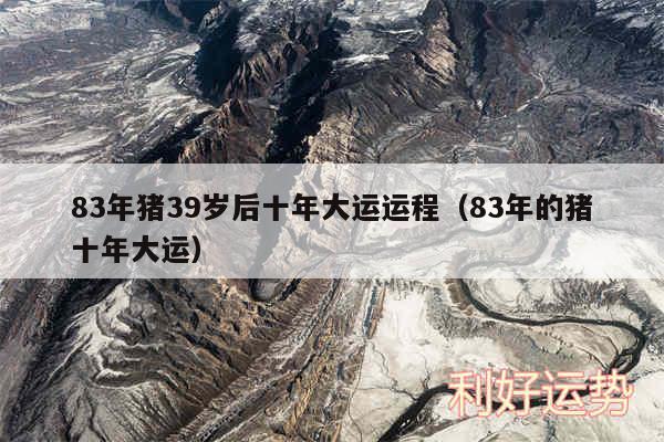 83年猪39岁后十年大运运程以及83年的猪十年大运