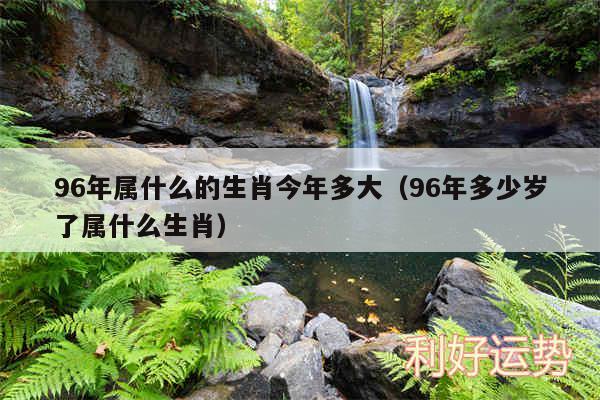 96年属什么的生肖今年多大以及96年多少岁了属什么生肖