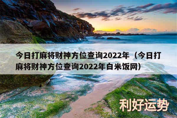 今日打麻将财神方位查询2024年以及今日打麻将财神方位查询2024年白米饭网