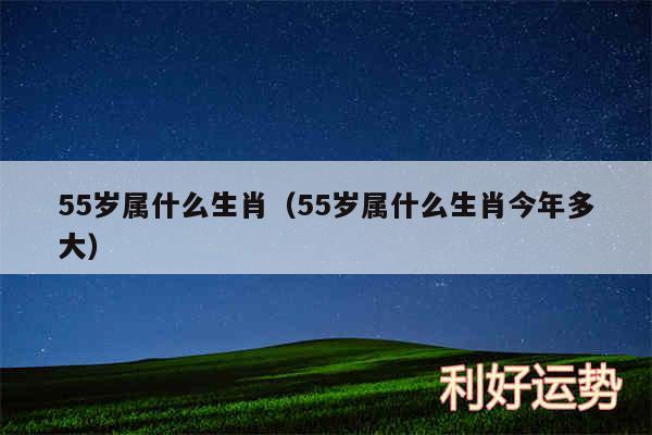 55岁属什么生肖以及55岁属什么生肖今年多大