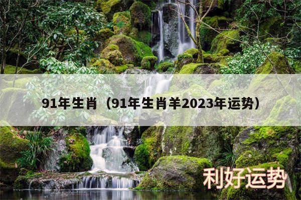 91年生肖以及91年生肖羊2024年运势