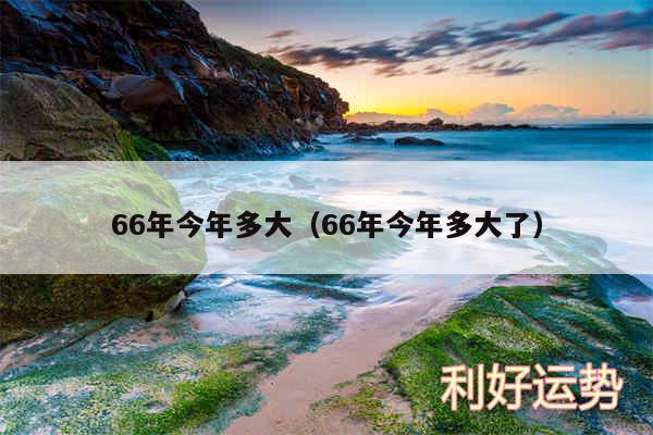 66年今年多大以及66年今年多大了