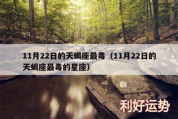 11月22日的天蝎座最毒以及11月22日的天蝎座最毒的星座