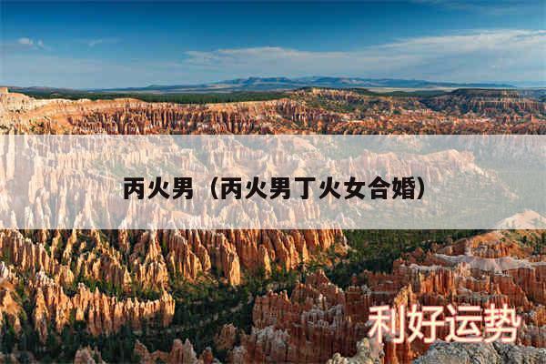 丙火男以及丙火男丁火女合婚