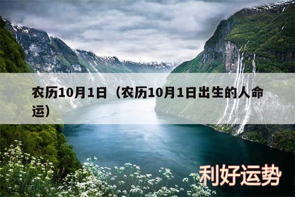 农历10月1日以及农历10月1日出生的人命运