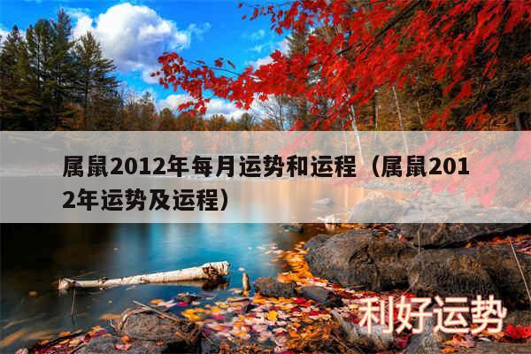 属鼠2012年每月运势和运程以及属鼠2012年运势及运程