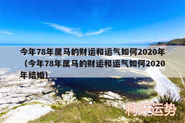 今年78年属马的财运和运气如何2020年以及今年78年属马的财运和运气如何2020年结婚