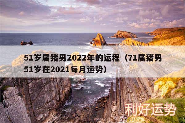 51岁属猪男2024年的运程以及71属猪男51岁在2024每月运势