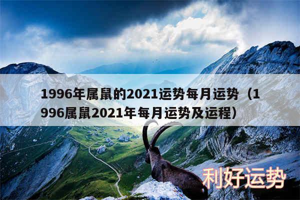 1996年属鼠的2024运势每月运势以及1996属鼠2024年每月运势及运程