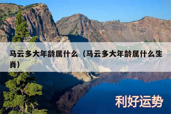 马云多大年龄属什么以及马云多大年龄属什么生肖