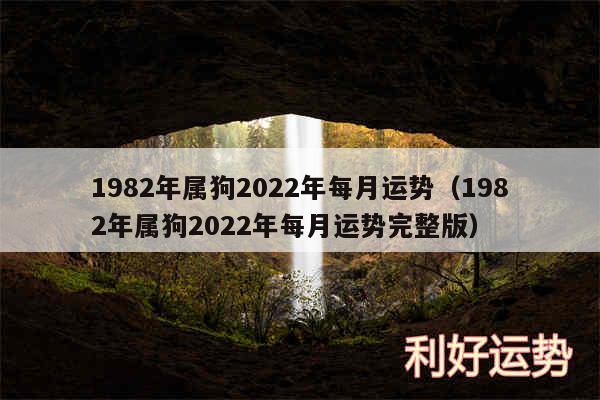 1982年属狗2024年每月运势以及1982年属狗2024年每月运势完整版