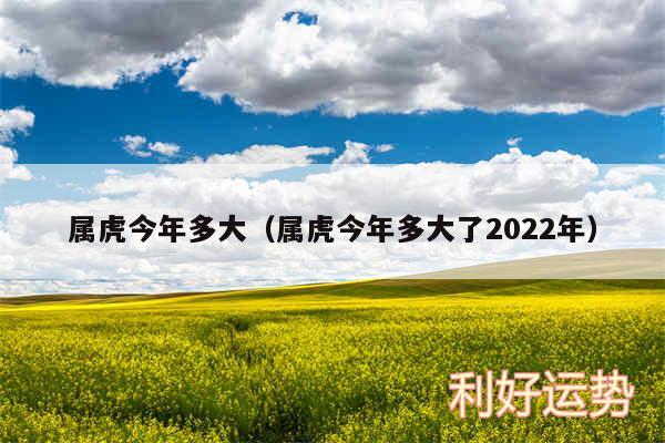 属虎今年多大以及属虎今年多大了2024年