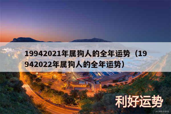 19942024年属狗人的全年运势以及19942024年属狗人的全年运势