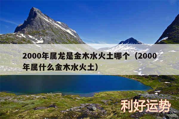 2000年属龙是金木水火土哪个以及2000年属什么金木水火土