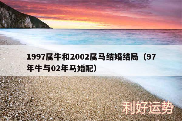 1997属牛和2002属马结婚结局以及97年牛与02年马婚配