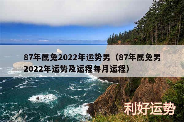 87年属兔2024年运势男以及87年属兔男2024年运势及运程每月运程