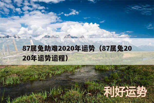 87属兔劫难2020年运势以及87属兔2020年运势运程