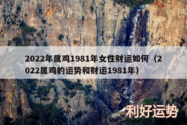 2024年属鸡1981年女性财运如何以及2024属鸡的运势和财运1981年