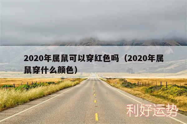 2020年属鼠可以穿红色吗以及2020年属鼠穿什么颜色