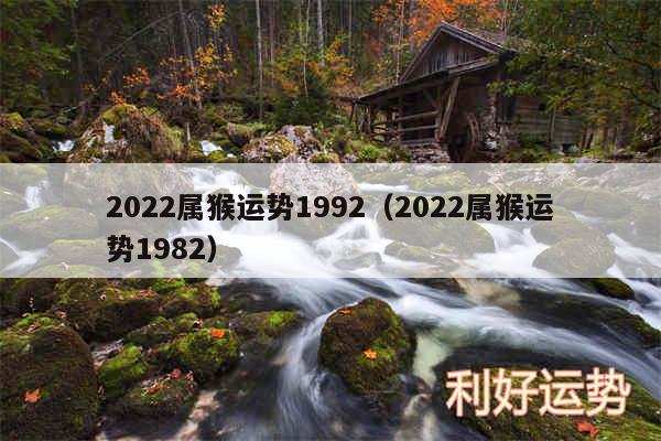 2024属猴运势1992以及2024属猴运势1982