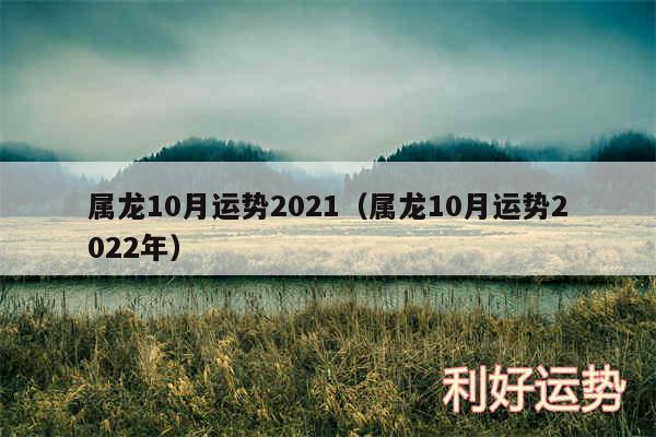 属龙10月运势2024以及属龙10月运势2024年