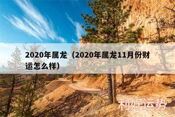 2020年属龙以及2020年属龙11月份财运怎么样