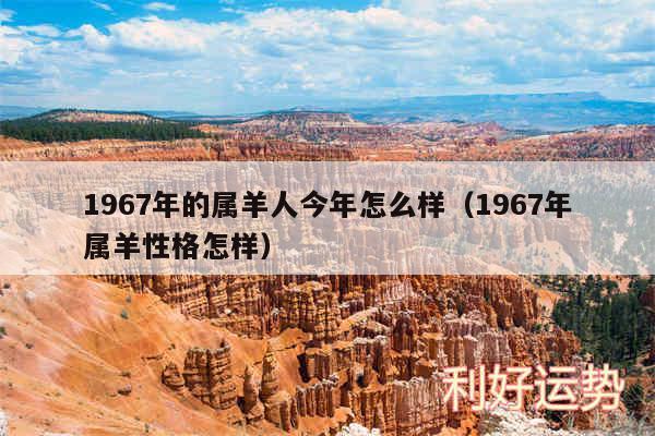 1967年的属羊人今年怎么样以及1967年属羊性格怎样