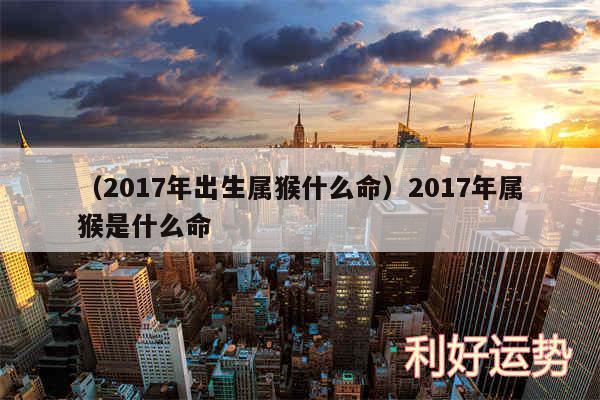 以及2017年出生属猴什么命2017年属猴是什么命