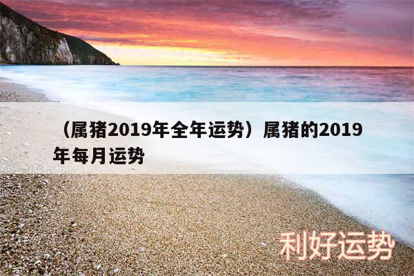 以及属猪2019年全年运势属猪的2019年每月运势