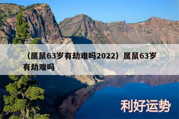 以及属鼠63岁有劫难吗2024属鼠63岁有劫难吗