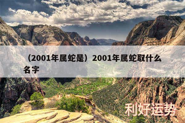 以及2001年属蛇是2001年属蛇取什么名字