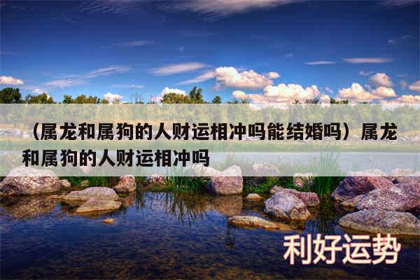 以及属龙和属狗的人财运相冲吗能结婚吗属龙和属狗的人财运相冲吗