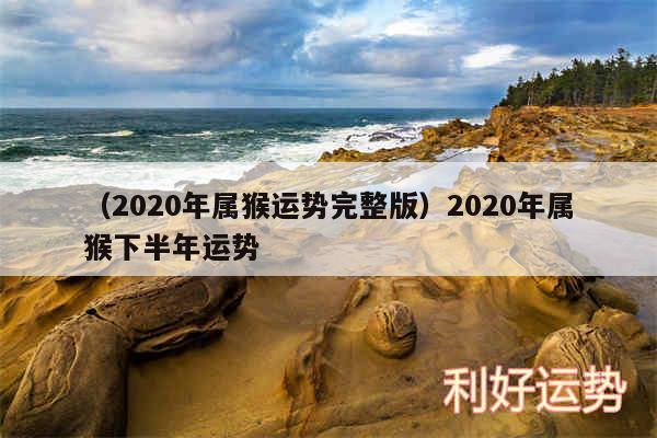 以及2020年属猴运势完整版2020年属猴下半年运势