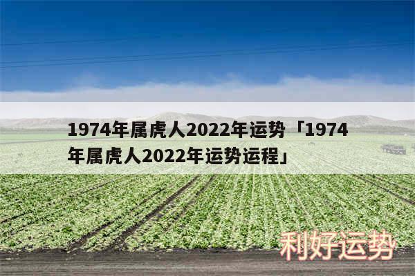 1974年属虎人2024年运势及1974年属虎人2024年运势运程