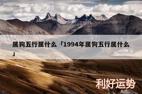 属狗五行属什么及1994年属狗五行属什么