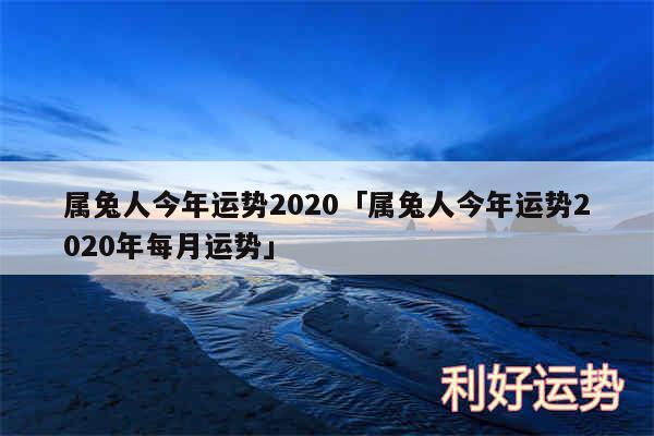 属兔人今年运势2020及属兔人今年运势2020年每月运势