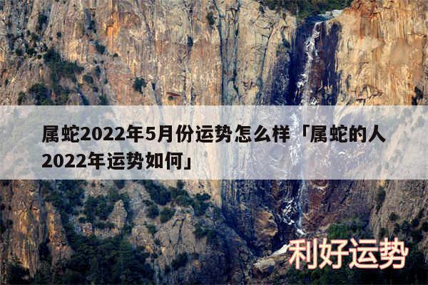 属蛇2024年5月份运势怎么样及属蛇的人2024年运势如何