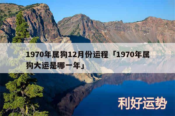 1970年属狗12月份运程及1970年属狗大运是哪一年