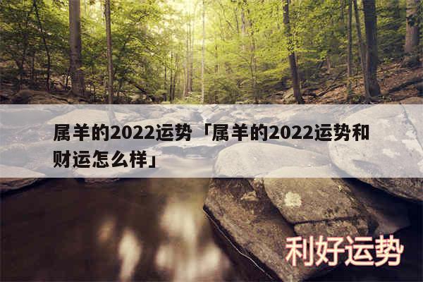 属羊的2024运势及属羊的2024运势和财运怎么样