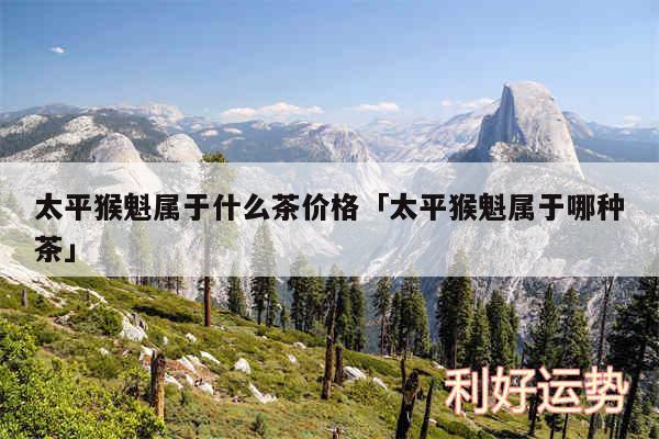 太平猴魁属于什么茶价格及太平猴魁属于哪种茶