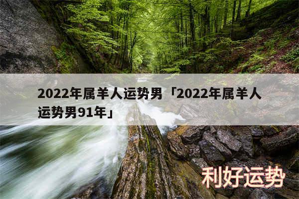 2024年属羊人运势男及2024年属羊人运势男91年