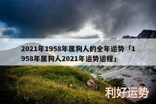 2024年1958年属狗人的全年运势及1958年属狗人2024年运势运程