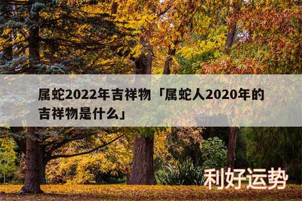 属蛇2024年吉祥物及属蛇人2020年的吉祥物是什么