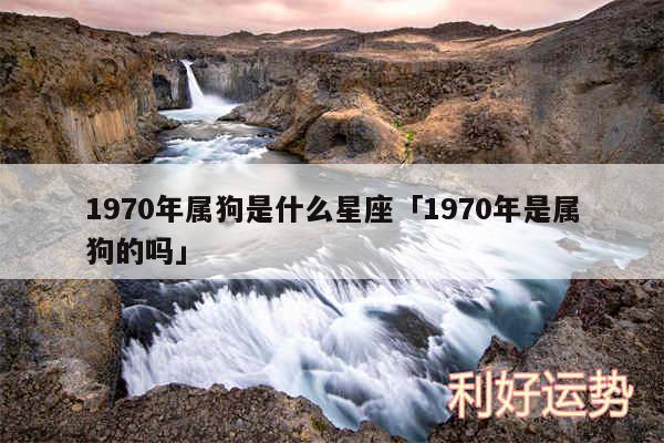 1970年属狗是什么星座及1970年是属狗的吗