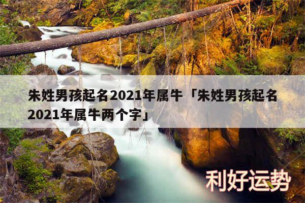 朱姓男孩起名2024年属牛及朱姓男孩起名2024年属牛两个字