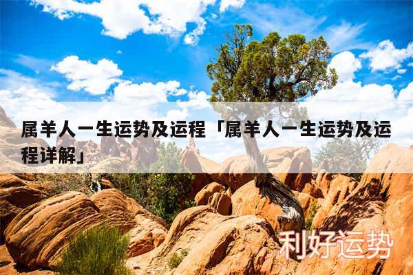 属羊人一生运势及运程及属羊人一生运势及运程详解