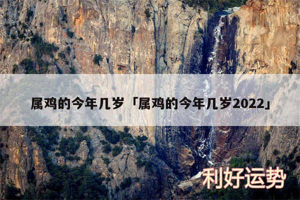 属鸡的今年几岁及属鸡的今年几岁2024