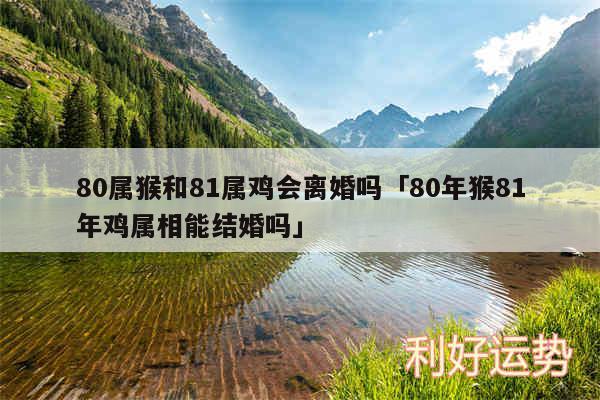 80属猴和81属鸡会离婚吗及80年猴81年鸡属相能结婚吗