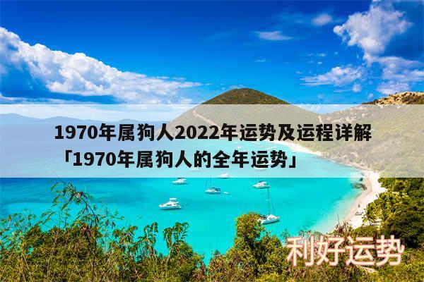 1970年属狗人2024年运势及运程详解及1970年属狗人的全年运势