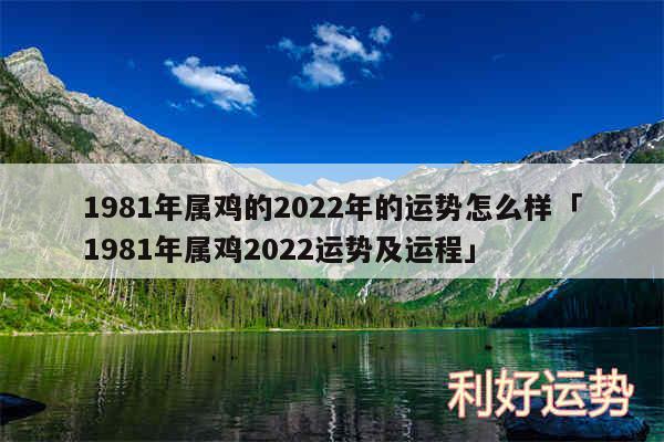 1981年属鸡的2024年的运势怎么样及1981年属鸡2024运势及运程